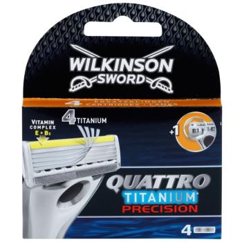 Wilkinson Sword Quattro Titanium Precision rezerva Lama 4 pc 4 buc