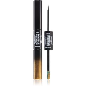 Barry M Double Dimension Double Ended fard de ochi și creion de ochi culoare Gold Element 4,5 ml