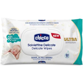 Chicco Soft & Pure Șervețele umede pentru copii 60 buc