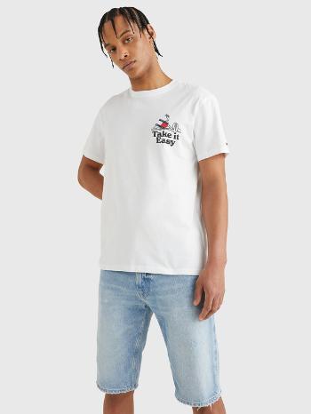 Tommy Jeans Tricou Alb