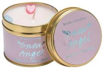 Bomb Cosmetics Lumânare într-o doză metalică Snow Angel