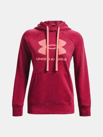 Under Armour Rival Fleece Logo Hoodie Hanorac Roz