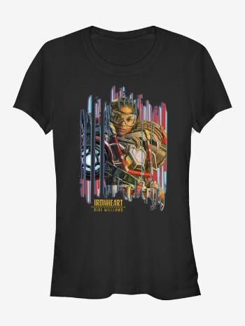 ZOOT.Fan Marvel Iron Heart Black Panther: Wakanda nechť žije Tricou Negru