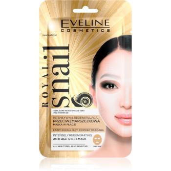 Eveline Cosmetics Royal Snail masca hidratanta pentru netezire cu extract de melc 1 buc