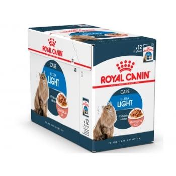 Royal Canin Light Weight Care Adult, bax hrană umedă pisici, managementul greutății, (în sos), 85g x 24