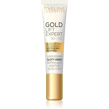 Eveline Cosmetics Gold Lift Expert crema tonifianta zona ochilor si a buzelor 15 ml