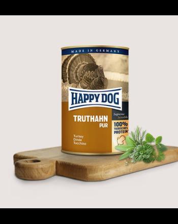 HAPPY DOG Truthahn Pur cu curcan 400 g