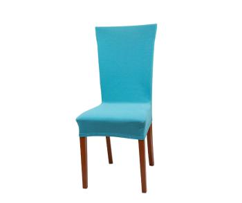 Husă scaun cu spătar Jersey - albastru petrol - Mărimea 70 x 35 cm