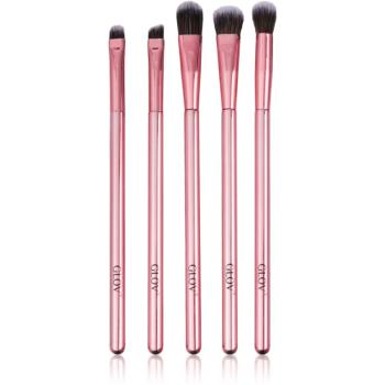 GLOV Accessories set perii machiaj pentru ochi tip Pink 5 buc