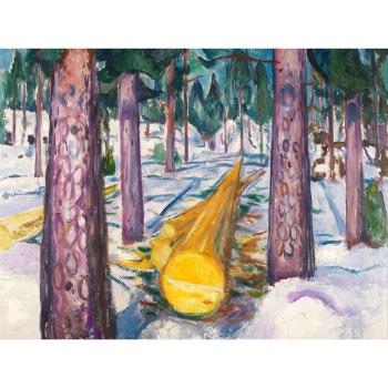 Reproducere tablou Edvard Munch - The Yellow Log, 60 x 45 cm