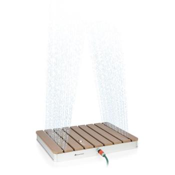 Blumfeldt Sumatra Breeze, SQ, duș de grădină, WPC, aluminiu, 70 x 55, pătrată