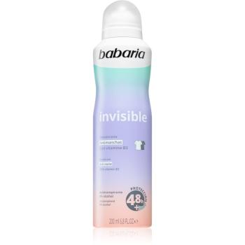 Babaria Deodorant Invisible spray anti-perspirant impotriva petelor albe si galbene 200 ml