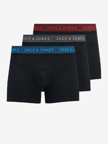 Jack & Jones Boxeri, 3 bucăți Negru