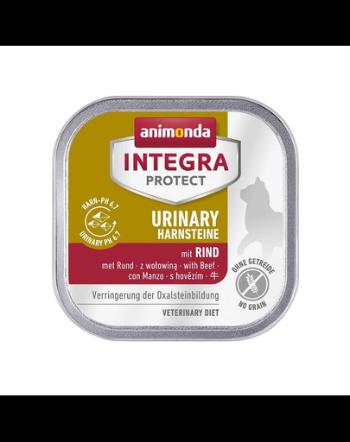 ANIMONDA Integra Protect Urinary Oxalate with Beef 100 g cu vita, hrana dietetica pisici