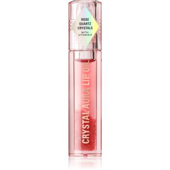 Makeup Revolution Crystal Aura ulei pentru buze nutritie si hidratare culoare Rose Quartz 2,5 ml