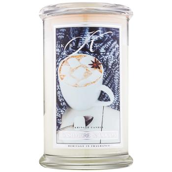 Kringle Candle Cashmere & Cocoa lumânare parfumată 624 g