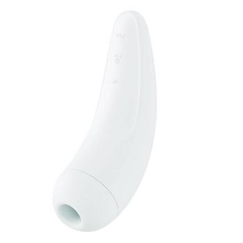Satisfyer Vibrator pentru stimularea clitorisului Curvy 2+ White