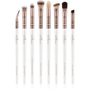 Luvia Cosmetics Prime Vegan All Eye Want set perii machiaj Pearl White / Metallic Coffee Brown(pentru ochi)