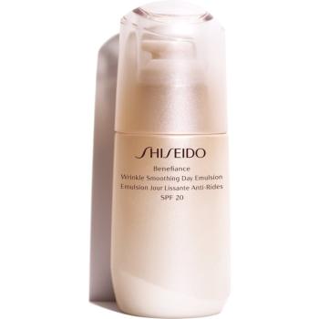 Shiseido Benefiance Wrinkle Smoothing Day Emulsion Emulsie protectoare anti-îmbătrânire SPF 20 75 ml