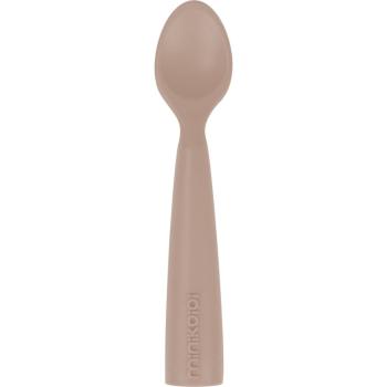 Minikoioi Silicone Spoon linguriță Bubble Beige 1 buc