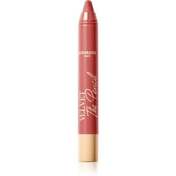 Bourjois Velvet the Pencil ruj in creion cu efect matifiant culoare 04 Less is Brown 1,8 g