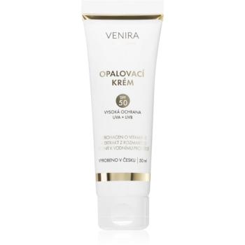 Venira Sunscreen SPF 50 cremă pentru plaja cu filtru UVA si UVB 50 ml