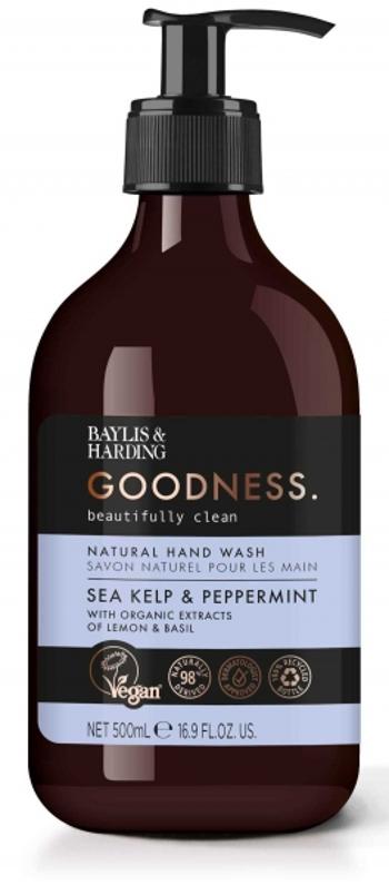 Baylis & Harding Săpun lichid pentru mâini Alge marine și mentă Goodness (Natural Hand Wash) 500 ml