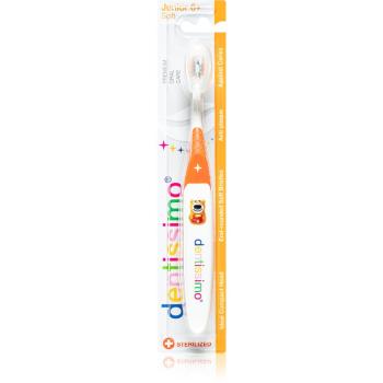 Dentissimo Toothbrushes Kids periuță de dinți pentru copii de la 6 ani fin Orange 1 buc