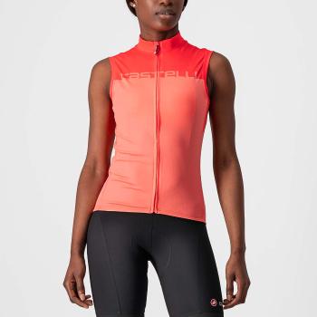 
                 CASTELLI Tricoul de ciclism fără mâneci - VELOCISSIMA LADY - roz 
            