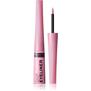 Revolution Relove Dip eyeliner lichid cu trasare precisă culoare Pink 5 ml