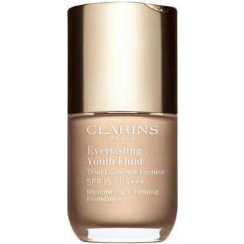 Clarins Everlasting Youth Fluid make-up pentru luminozitate SPF 15 culoare 105 Nude 30 ml