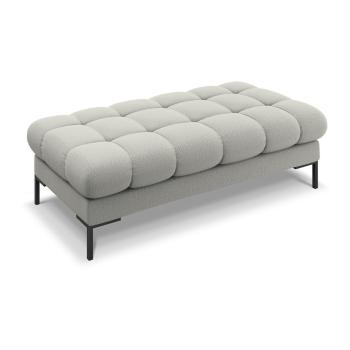 Bancă tapițată Cosmopolitan Design Bali, 133 cm, gri deschis