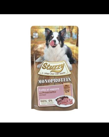 STUZZY Dog Monoprotein 150 g hrana hipoalergenica pentru caini, jambon