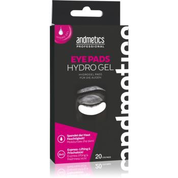 andmetics Professional Hydro Gel Eye Pads pernuțe de gel hidratant zona ochilor 20 buc