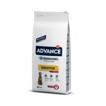 ADVANCE Sensitive, Miel și Orez, hrană uscată câini, sistem digestiv, 12kg