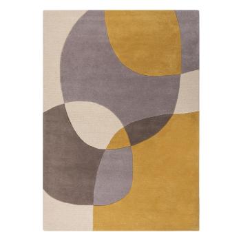 Covor din lână galben ocru 230x160 cm Glow - Flair Rugs