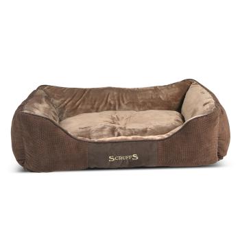 Pat pentru animale de companie maro din pluș pentru câini 70x90 cm Scruffs Chester XL – Plaček Pet Products