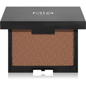 Mia Cosmetics Tan Builder Matte pudră compactă cu efect de ten bronzat cu efect matifiant culoare 06 Rich Tan 15 g