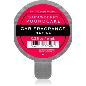 Bath & Body Works Strawberry Pound Cake parfum pentru masina rezervă 6 ml