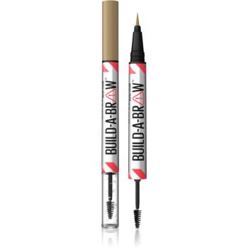 Maybelline Build-A-Brow creion dermatograf cu două capete pentru sprâncene pentru fixare și formă culoare 250 Blonde 1 buc