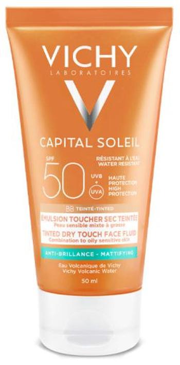 Vichy Cremă matifiantă BB SPF 50 Capital Soleil (Tinted Mattifying Face Fluid Dry Touch) 50 ml