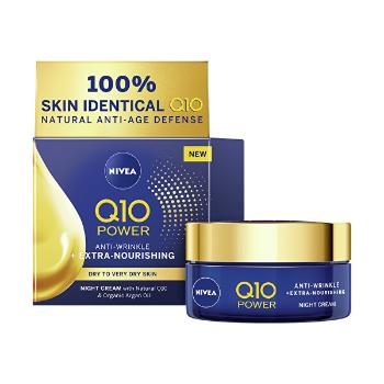 Nivea Cremă nutritivă de noapte antirid Q10 Power ( Anti-Wrinkle Extra Nourishing Night Cream) 50 ml