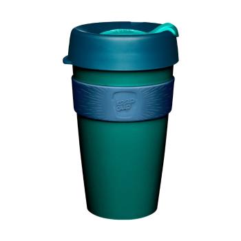 Cană de voiaj cu capac KeepCup Polaris, 454 ml, verde-albastru