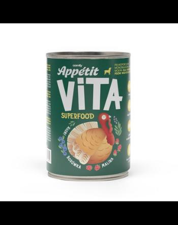 COMFY APPETIT VITA Superfood curcan 400g hrana monoproteica pentru caini