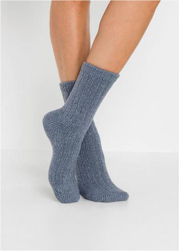Șosete tricotate cu fir lucios (3 perechi)