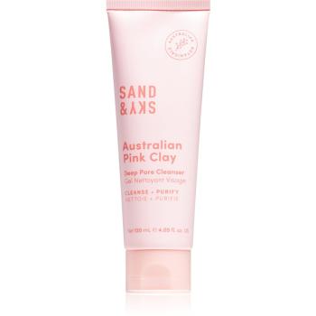 Sand & Sky Australian Pink Clay Deep Pore Cleanser Gel demachiant cu efect detoxifiant 120 ml