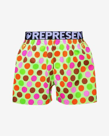 Represent Exclusive Mike Color Dots Șort bărbătesc Verde Multicolor