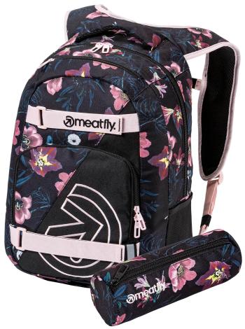 Meatfly Rucsac EXILE BACKPACK Hibiscus Black