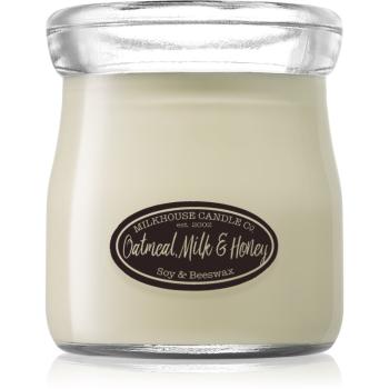 Milkhouse Candle Co. Creamery Oatmeal, Milk & Honey lumânare parfumată  Cream Jar 142 g