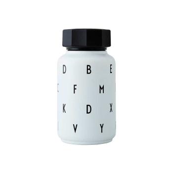 Sticlă termos pentru copii Design Letters Kids, 330 ml, alb